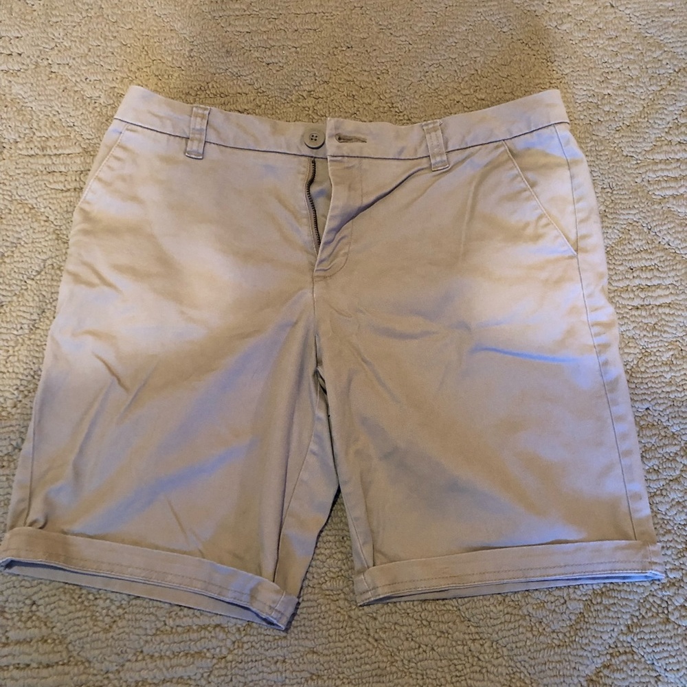 Khaki Bermuda knee length shorts